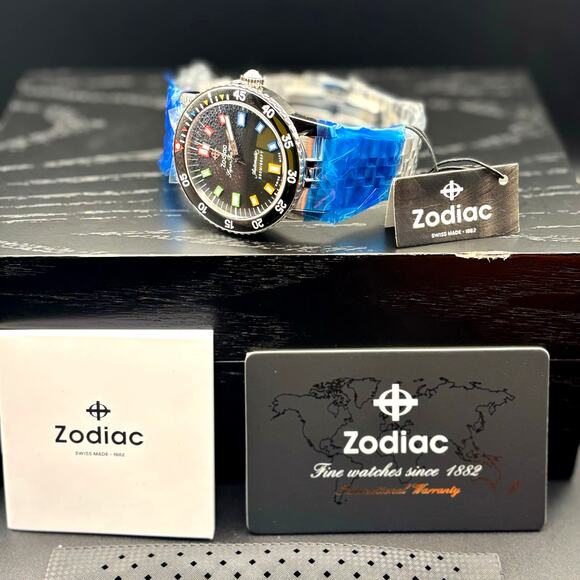 Zodiac x eBay Super Sea Wolf Automatic ZO9311 Limited Edition Diver Style Watch - Picture 4 of 17